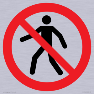 P004 Prohibition: No thoroughfare